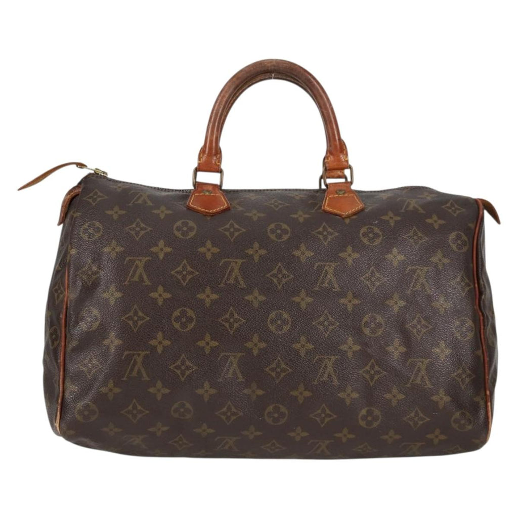 LOUIS VUITTON Monogram Speedy 35 Hand Bag M41524 LV 136915