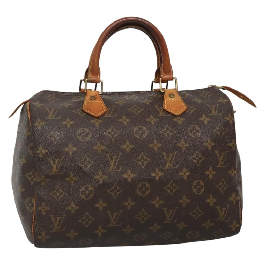 LOUIS VUITTON Monogram Speedy 30 Hand Bag M41526 LV 136935