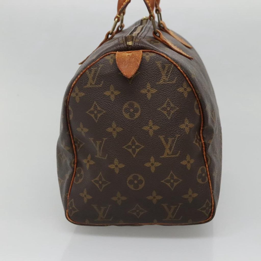 LOUIS VUITTON Monogram Speedy 30 Hand Bag M41526 LV 136935