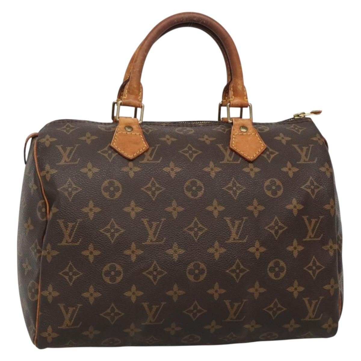 LOUIS VUITTON Monogram Speedy 30 Hand Bag M41526 LV 136937