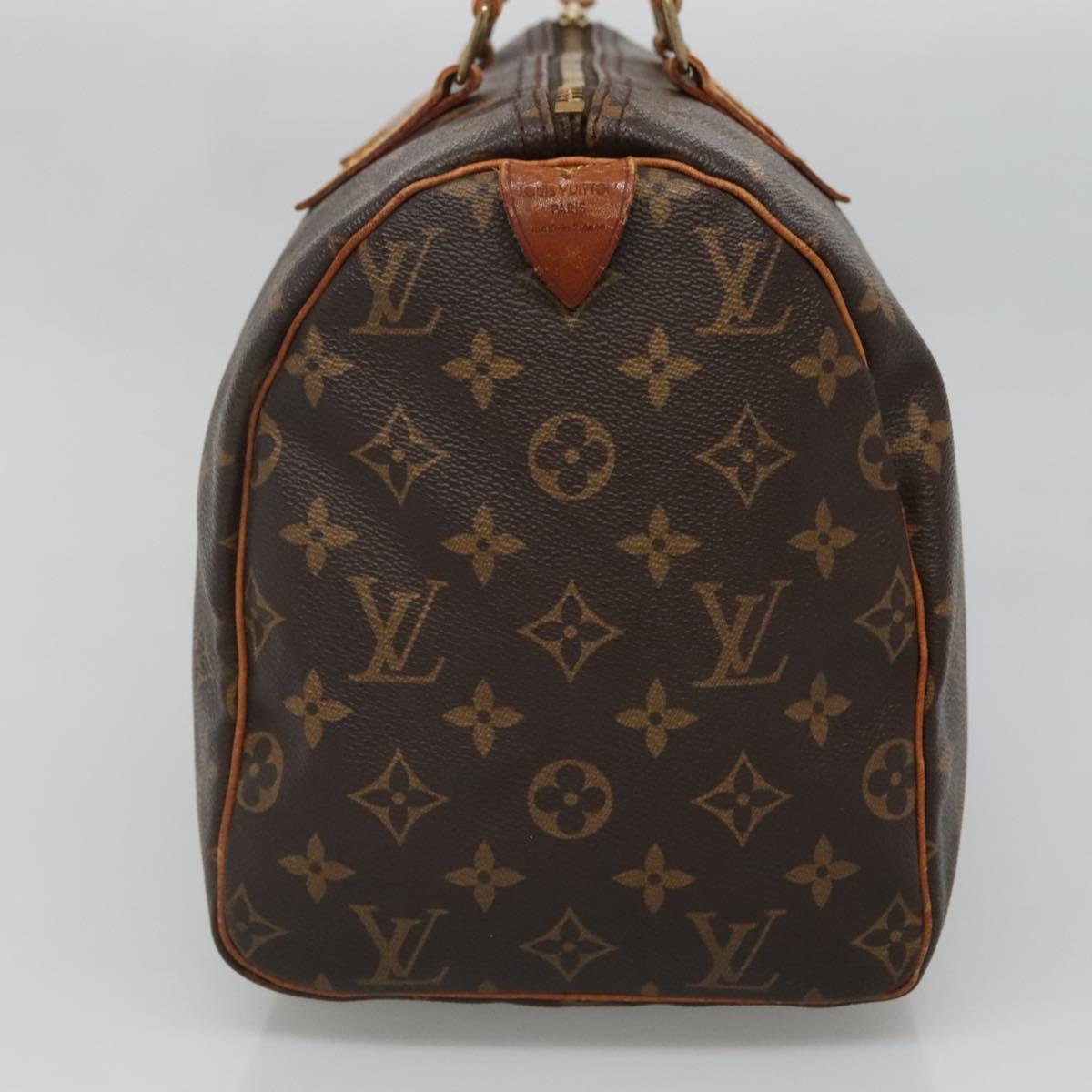 LOUIS VUITTON Monogram Speedy 30 Hand Bag M41526 LV 136937