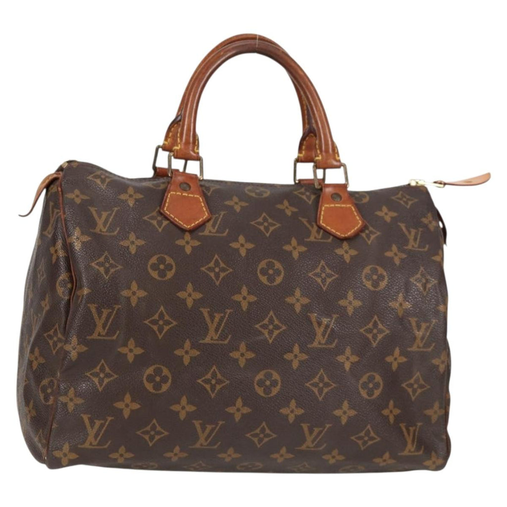 LOUIS VUITTON Monogram Speedy 30 Hand Bag M41526 LV 136959