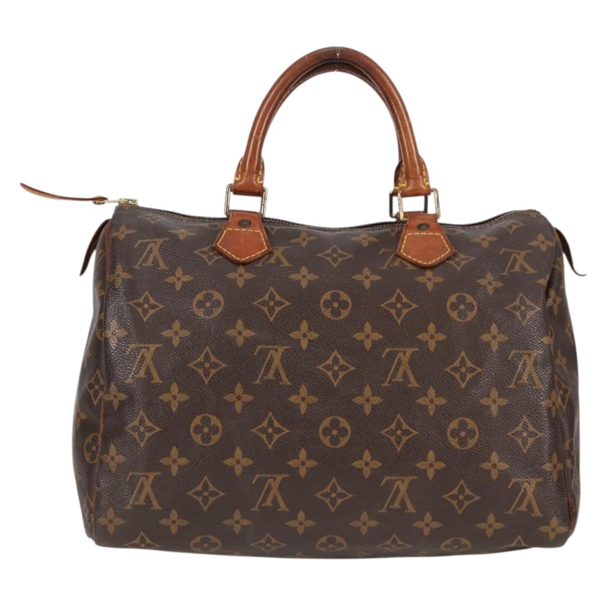 LOUIS VUITTON Monogram Speedy 30 Hand Bag M41526 LV 136959