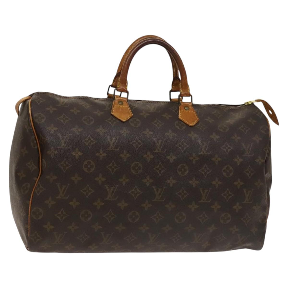 LOUIS VUITTON Monogram Speedy 40 Hand Bag M41522 LV 136990