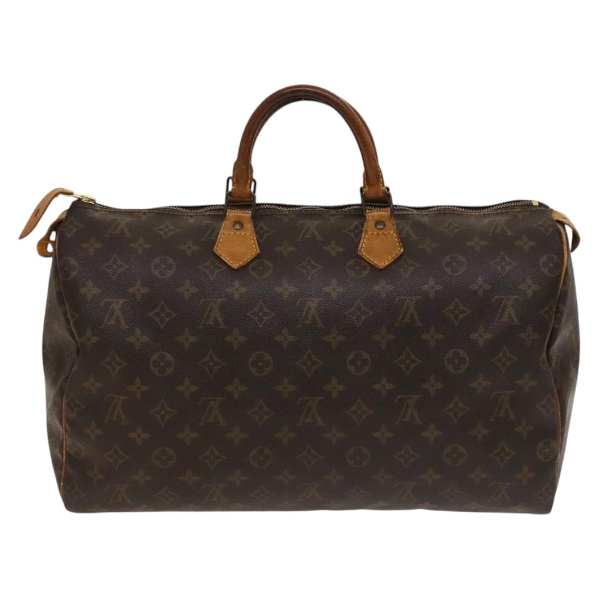 LOUIS VUITTON Monogram Speedy 40 Hand Bag M41522 LV 136990