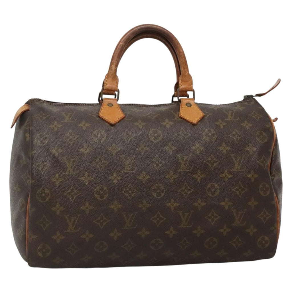 LOUIS VUITTON Monogram Speedy 35 Hand Bag M41524 LV 137025