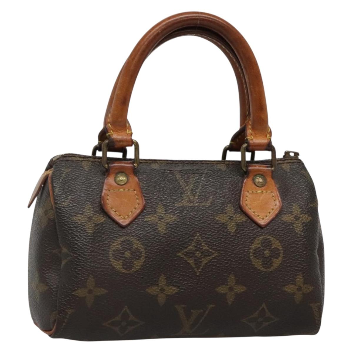 LOUIS VUITTON Monogram Mini Speedy Hand Bag M41534 LV 137066