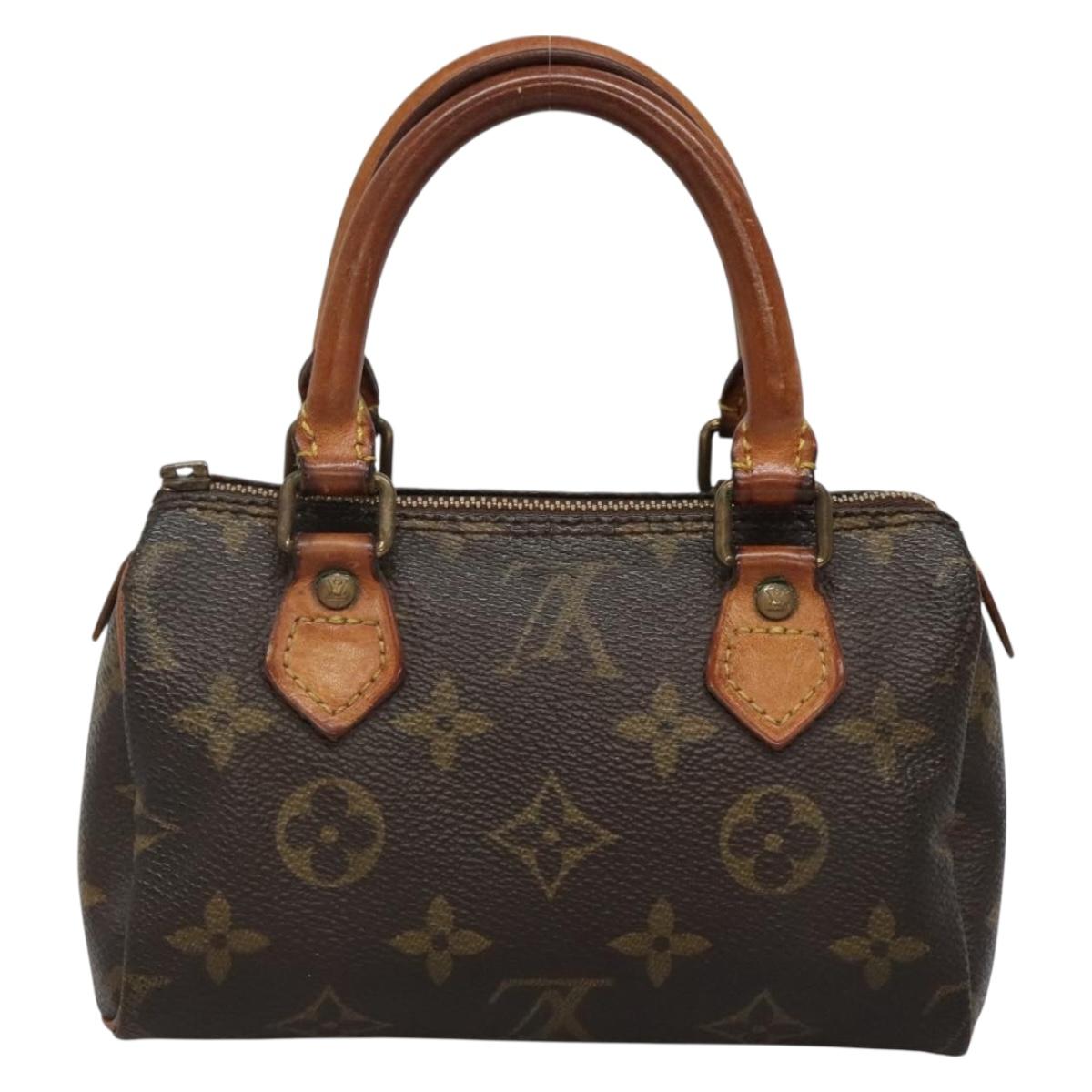LOUIS VUITTON Monogram Mini Speedy Hand Bag M41534 LV 137066