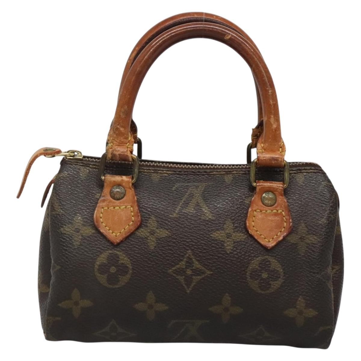 LOUIS VUITTON Monogram Mini Speedy Hand Bag M41534 LV 137068