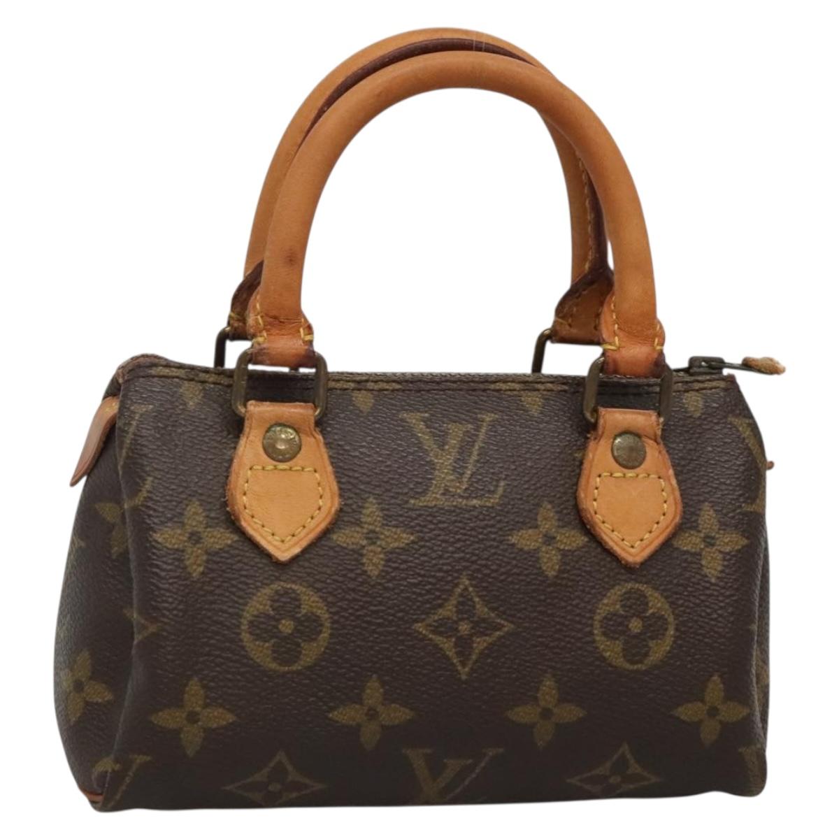 LOUIS VUITTON Monogram Mini Speedy Hand Bag M41534 LV 137069