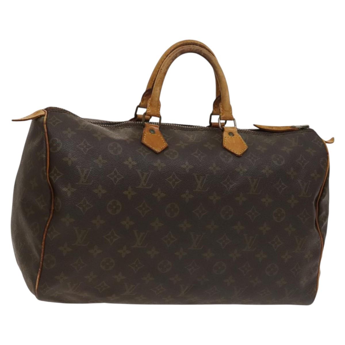 LOUIS VUITTON Monogram Speedy 40 Hand Bag M41522 LV 137073