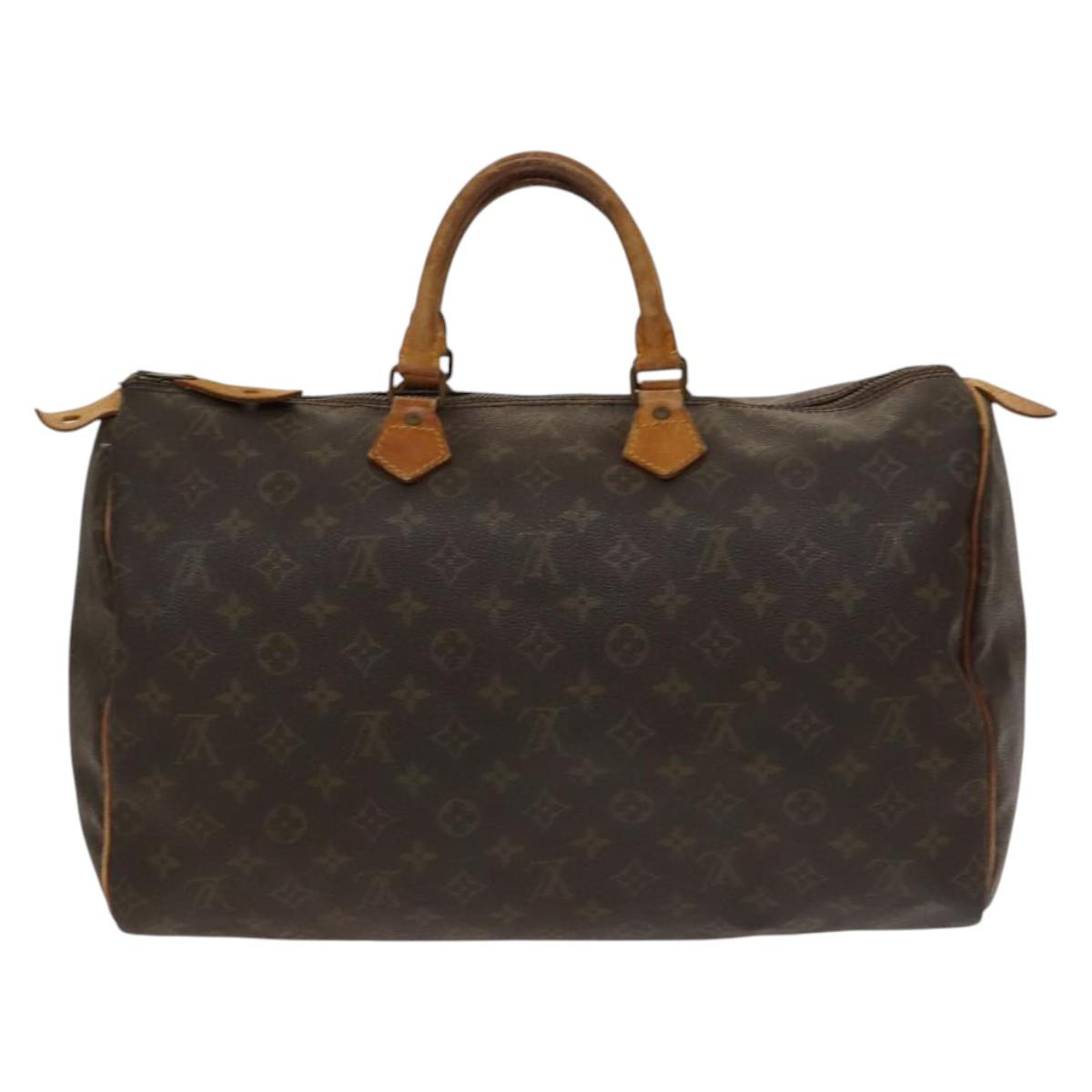 LOUIS VUITTON Monogram Speedy 40 Hand Bag M41522 LV 137073