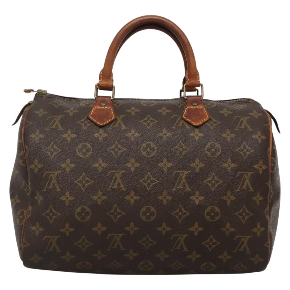 LOUIS VUITTON Monogram Speedy 30 Hand Bag M41526 LV 137074