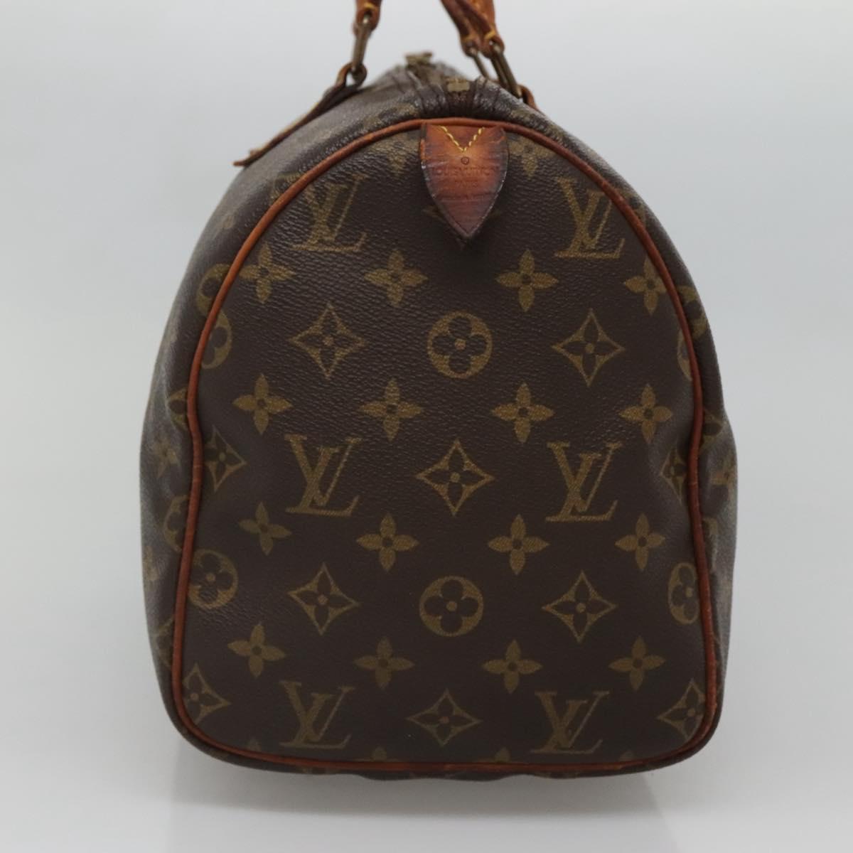 LOUIS VUITTON Monogram Speedy 30 Hand Bag M41526 LV 137074