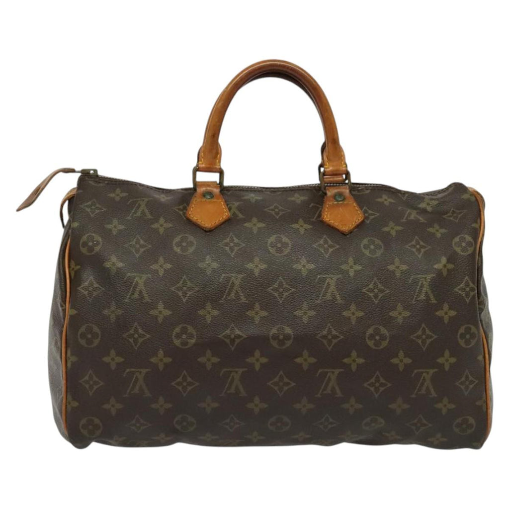 LOUIS VUITTON Monogram Speedy 35 Hand Bag M41524 LV 137075