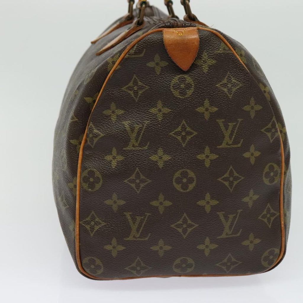 LOUIS VUITTON Monogram Speedy 35 Hand Bag M41524 LV 137075