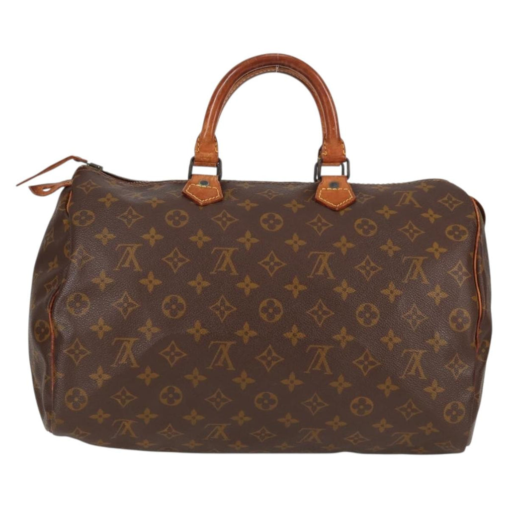 LOUIS VUITTON Monogram Speedy 35 Hand Bag M41524 LV 137076