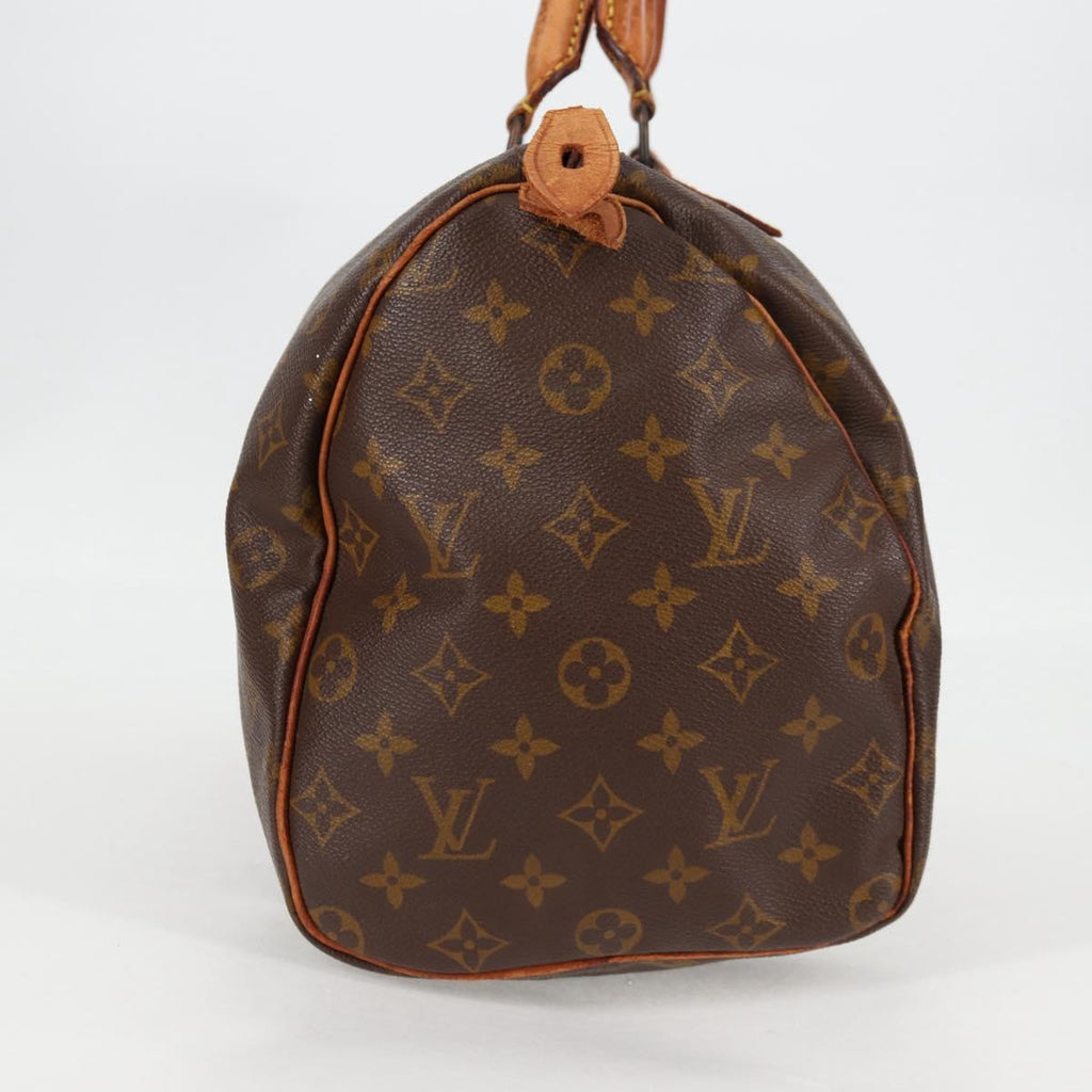 LOUIS VUITTON Monogram Speedy 35 Hand Bag M41524 LV 137076