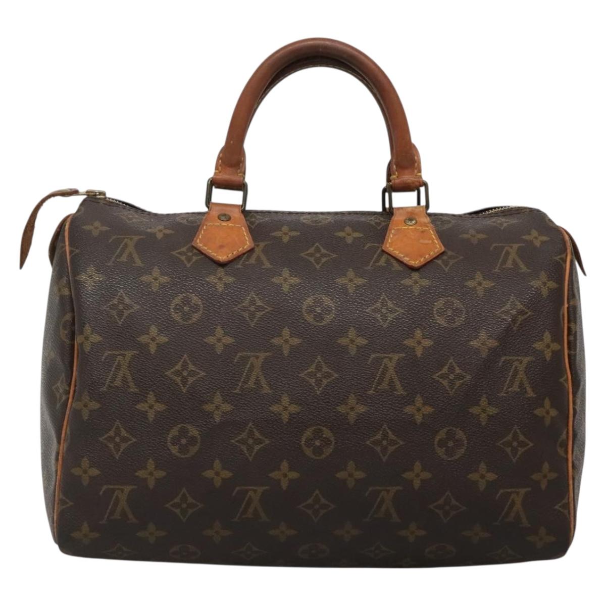 LOUIS VUITTON Monogram Speedy 30 Hand Bag M41526 LV 137080