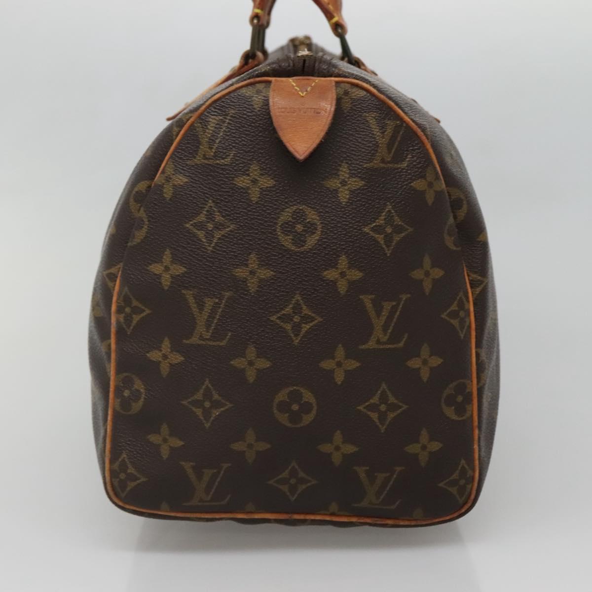 LOUIS VUITTON Monogram Speedy 30 Hand Bag M41526 LV 137080