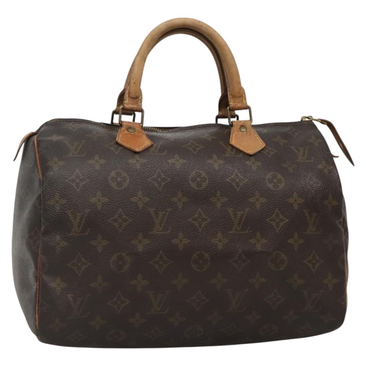 LOUIS VUITTON Monogram Speedy 30 Hand Bag M41526 LV 137081