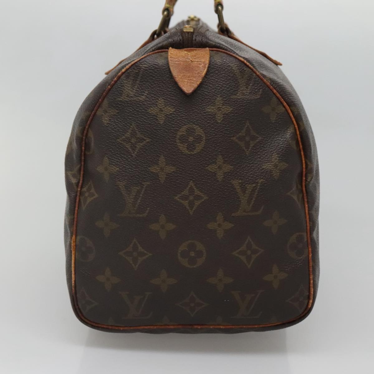 LOUIS VUITTON Monogram Speedy 30 Hand Bag M41526 LV 137081