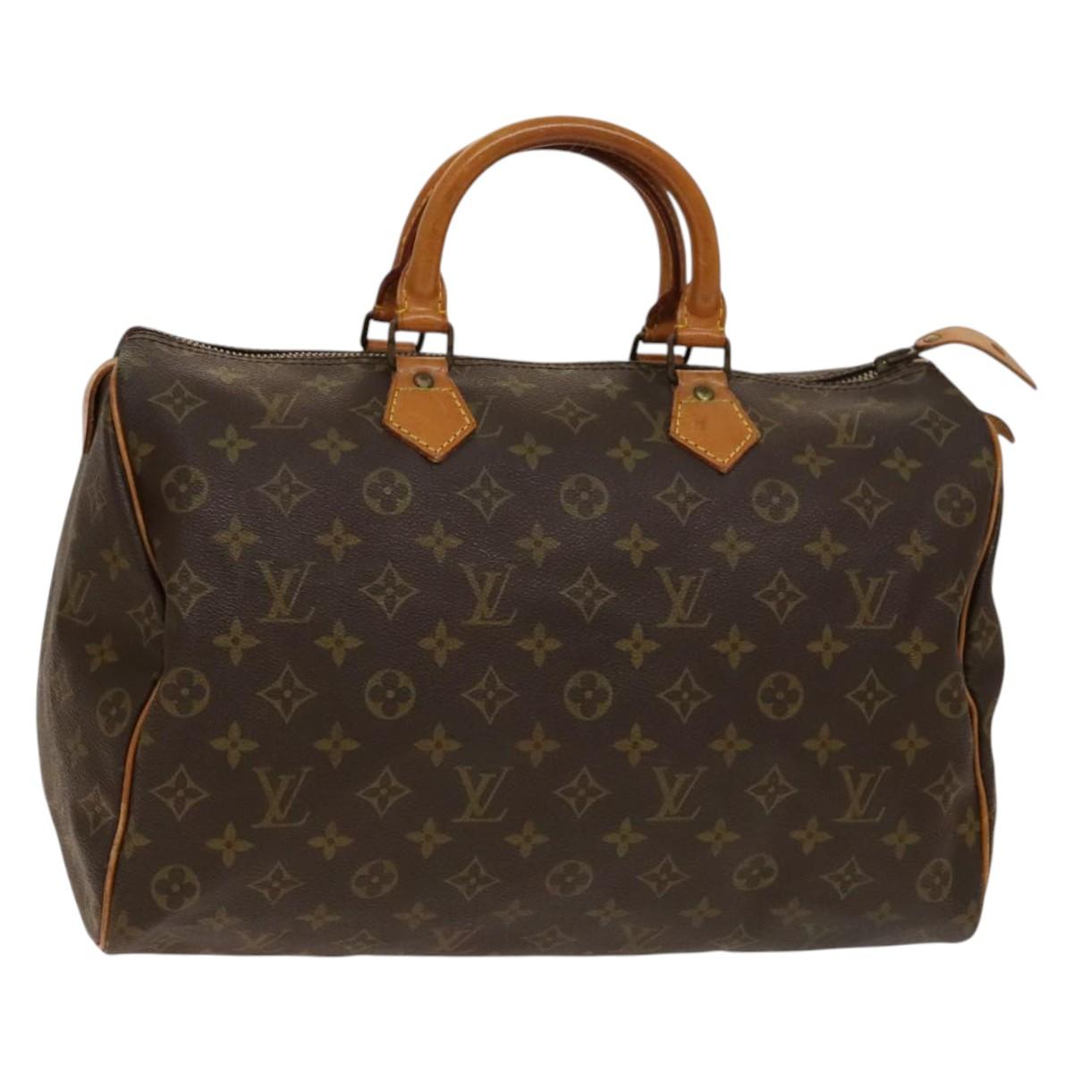 LOUIS VUITTON Monogram Speedy 35 Hand Bag M41524 LV 137201