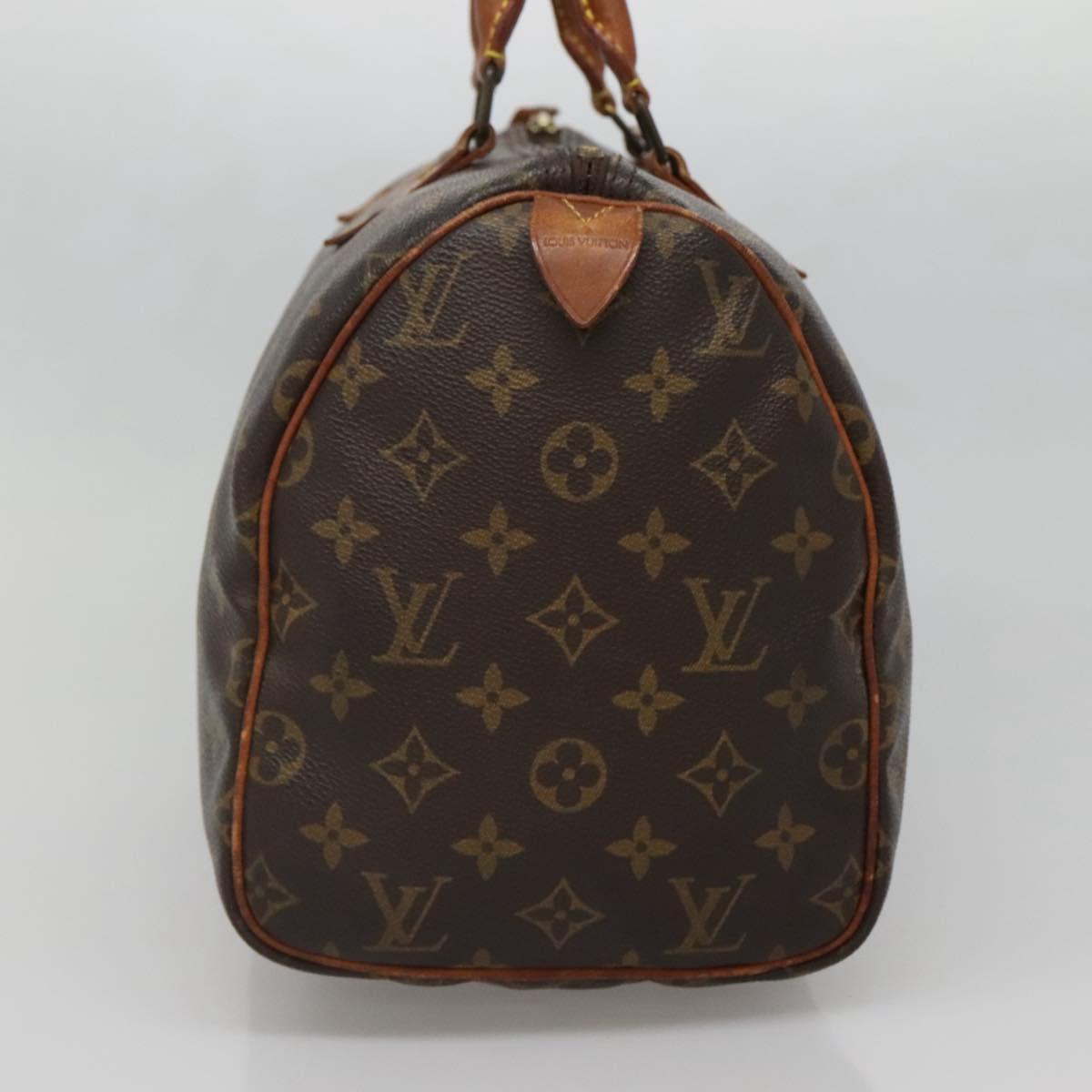 LOUIS VUITTON Monogram Speedy 30 Hand Bag M41526 LV 137270