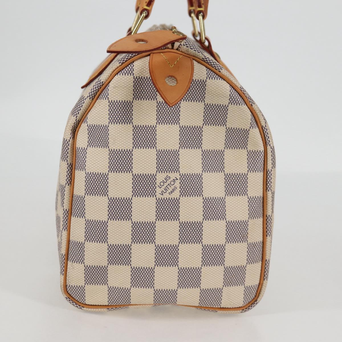 LOUIS VUITTON Damier Azur Speedy 25 Hand Bag N41534 LV 137415