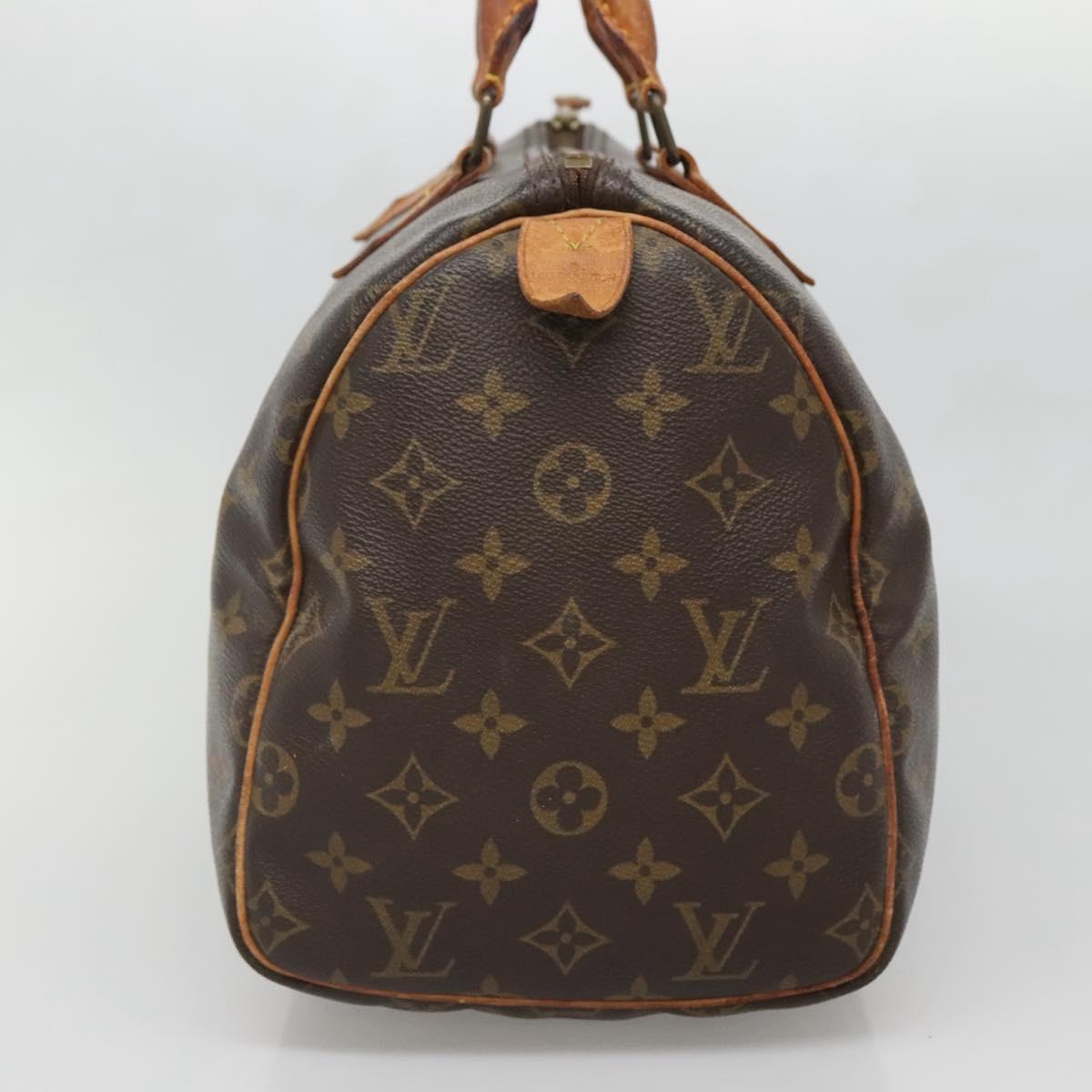 LOUIS VUITTON Monogram Speedy 30 Hand Bag M41526 LV 137633