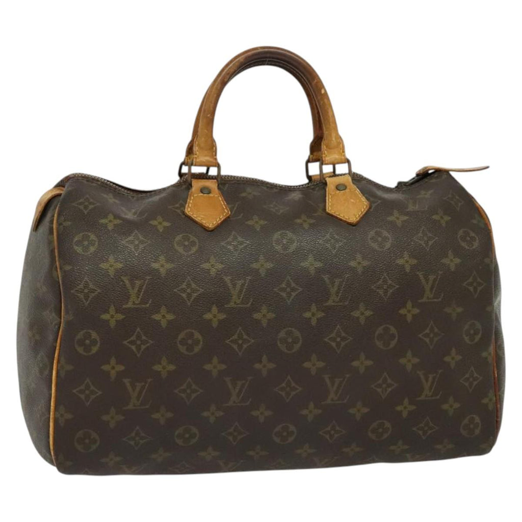LOUIS VUITTON Monogram Speedy 35 Hand Bag Vintage M41524 LV 137634