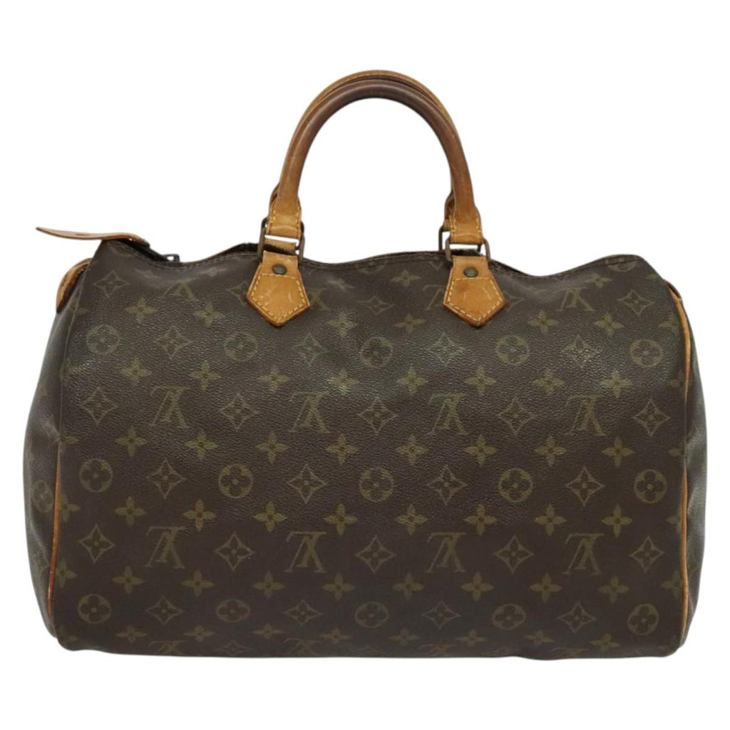 LOUIS VUITTON Monogram Speedy 35 Hand Bag Vintage M41524 LV 137634
