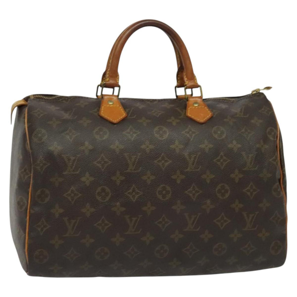 LOUIS VUITTON Monogram Speedy 35 Hand Bag M41524 LV 137782