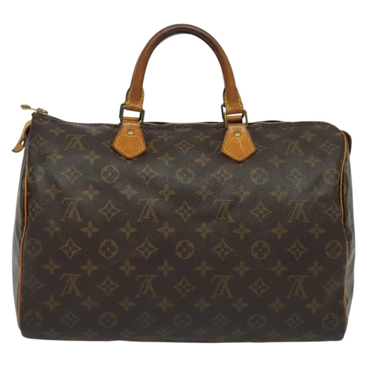 LOUIS VUITTON Monogram Speedy 35 Hand Bag M41524 LV 137782