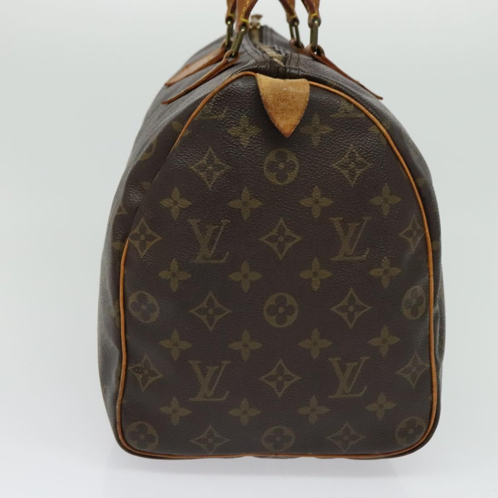 LOUIS VUITTON Monogram Speedy 35 Hand Bag M41524 LV 137782