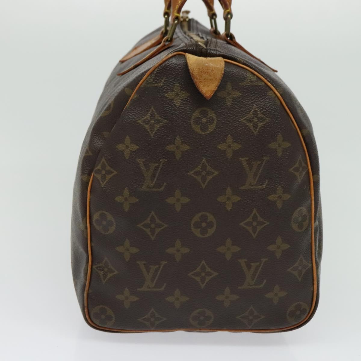 LOUIS VUITTON Monogram Speedy 35 Hand Bag M41524 LV 137782