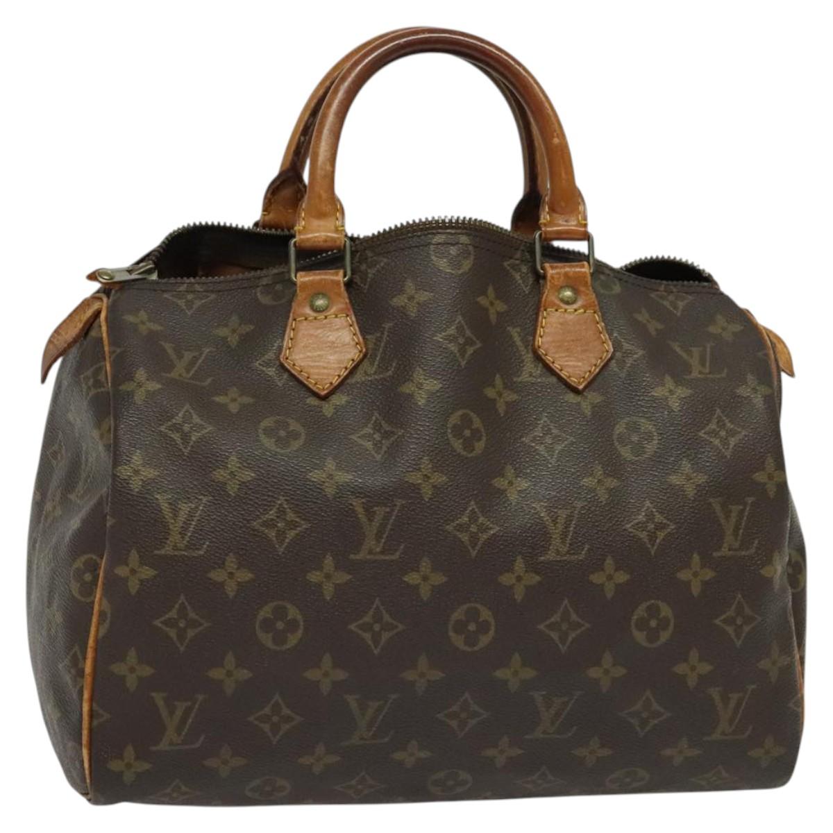 LOUIS VUITTON Monogram Speedy 30 Hand Bag M41526 LV 137785