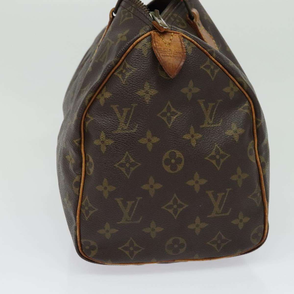 LOUIS VUITTON Monogram Speedy 30 Hand Bag M41526 LV 137785