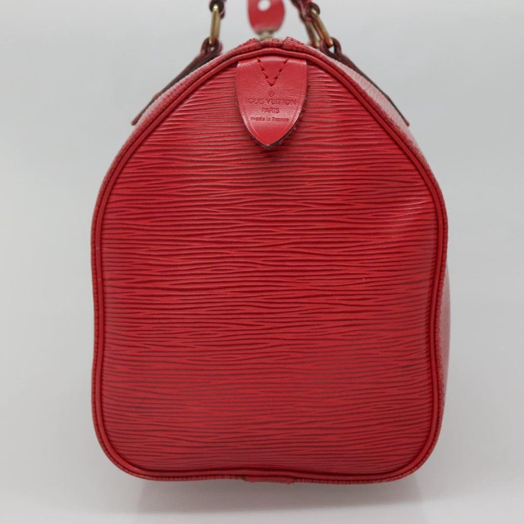 LOUIS VUITTON Epi Speedy 25 Hand Bag Castilian Red M43017 LV 137822