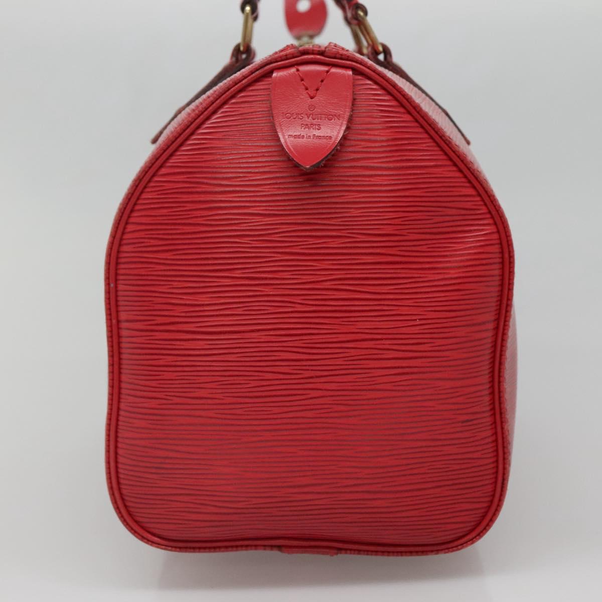 LOUIS VUITTON Epi Speedy 25 Hand Bag Castilian Red M43017 LV 137822