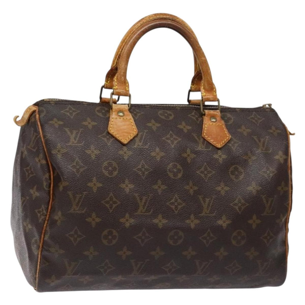 LOUIS VUITTON Monogram Speedy 30 Hand Bag M41526 LV 137836