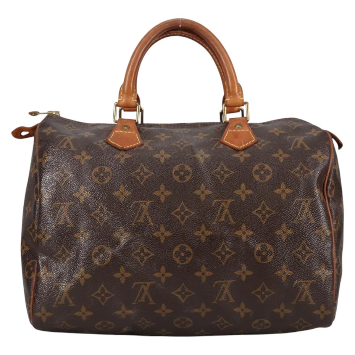 LOUIS VUITTON Monogram Speedy 30 Hand Bag M41526 LV 137933