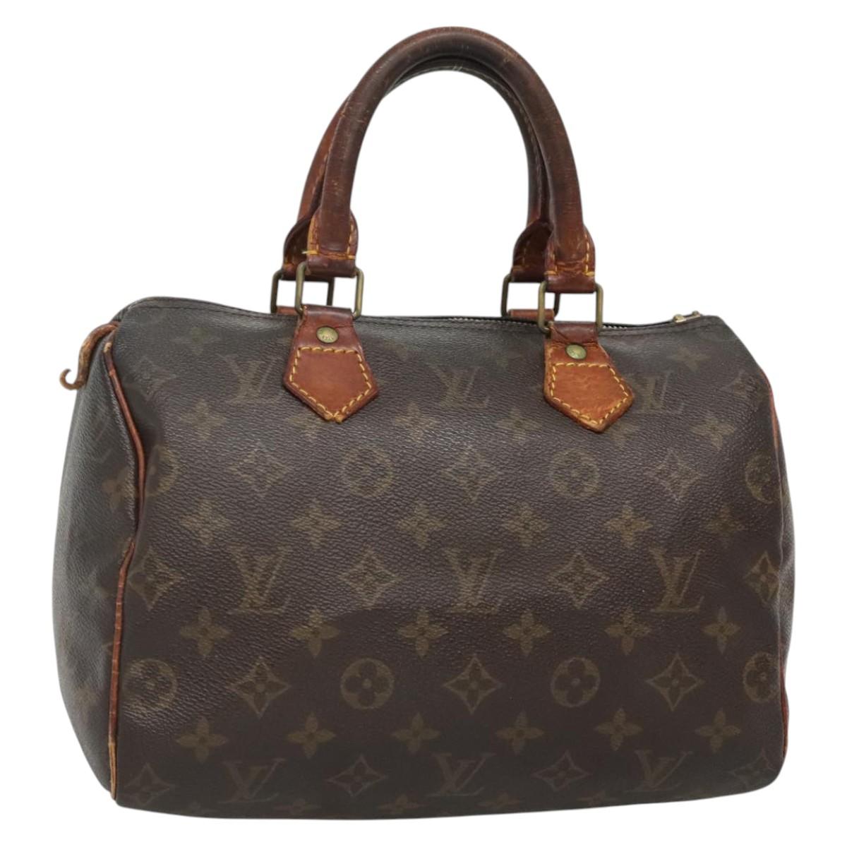 LOUIS VUITTON Monogram Speedy 25 Hand Bag M41528 LV 137964