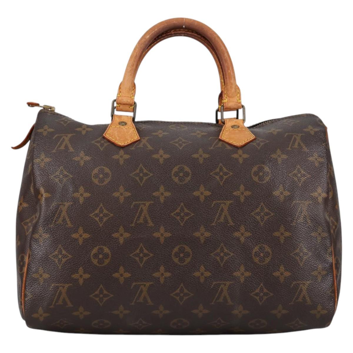 LOUIS VUITTON Monogram Speedy 30 Hand Bag M41526 LV 138022