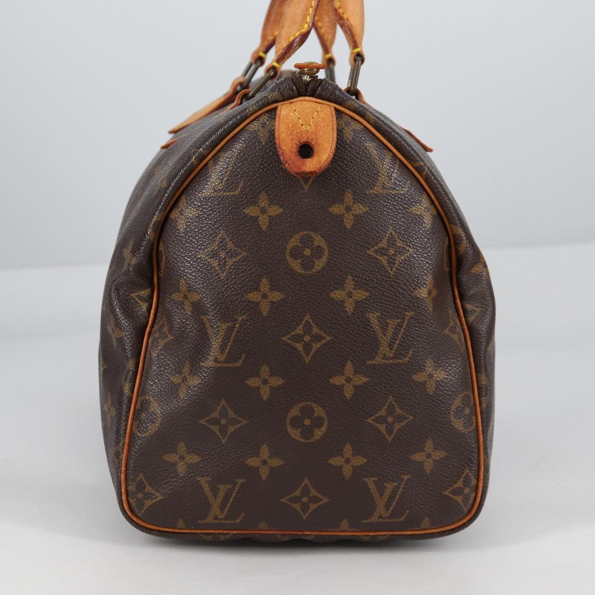 LOUIS VUITTON Monogram Speedy 30 Hand Bag M41526 LV 138022