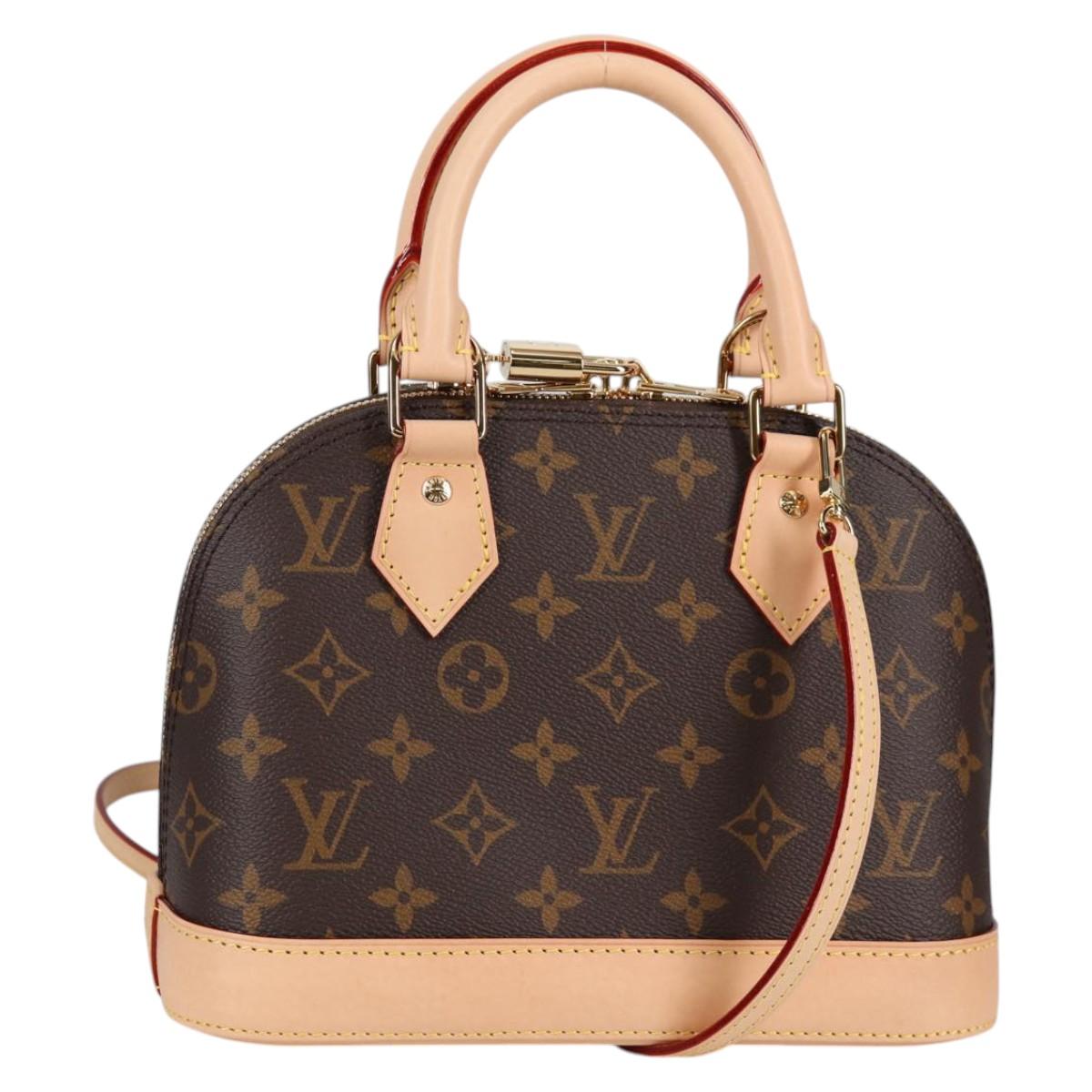 LOUIS VUITTON Monogram Alma BB Hand Bag 2way M53152 LV 138071M