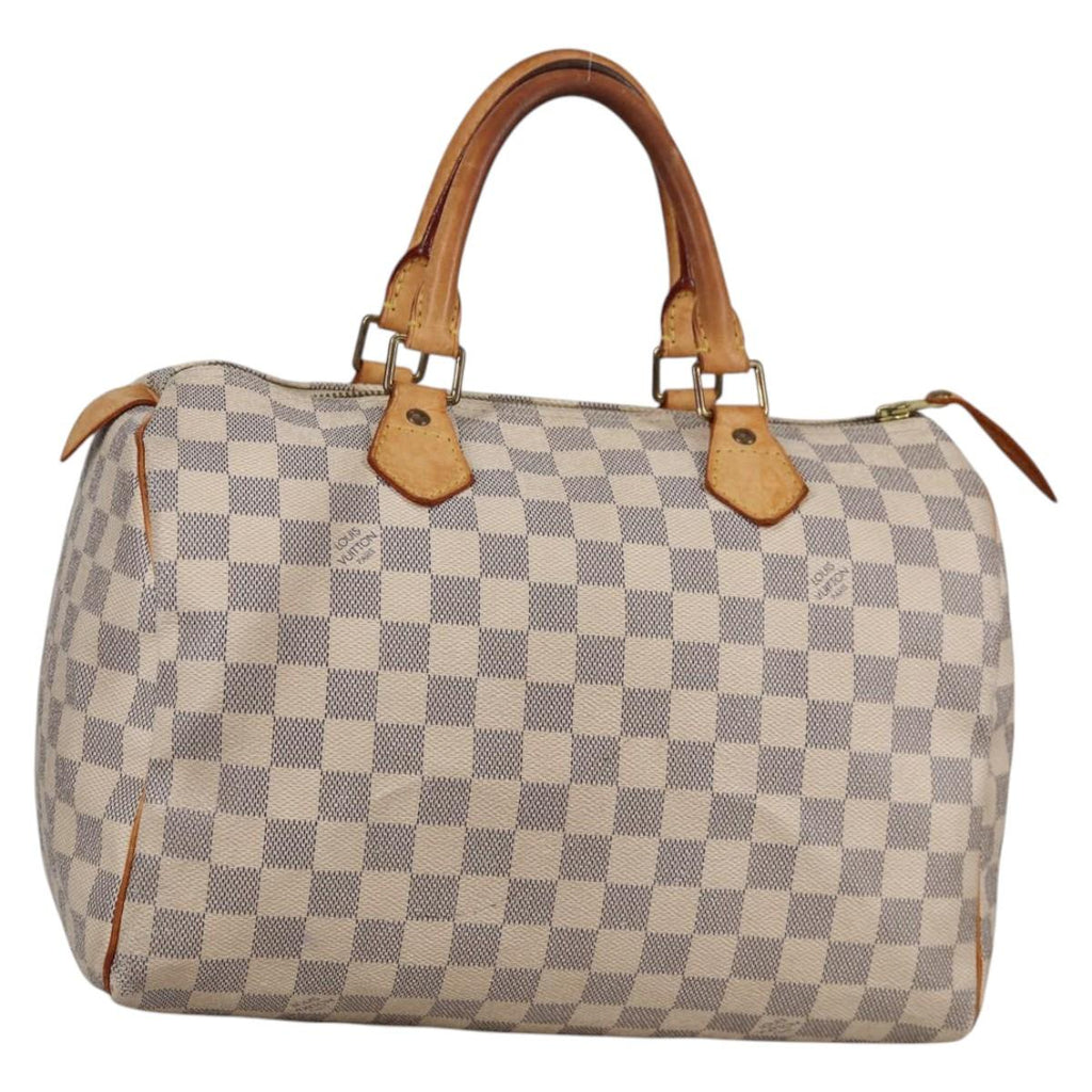 LOUIS VUITTON Damier Azur Speedy 30 Hand Bag N41533 LV 138400