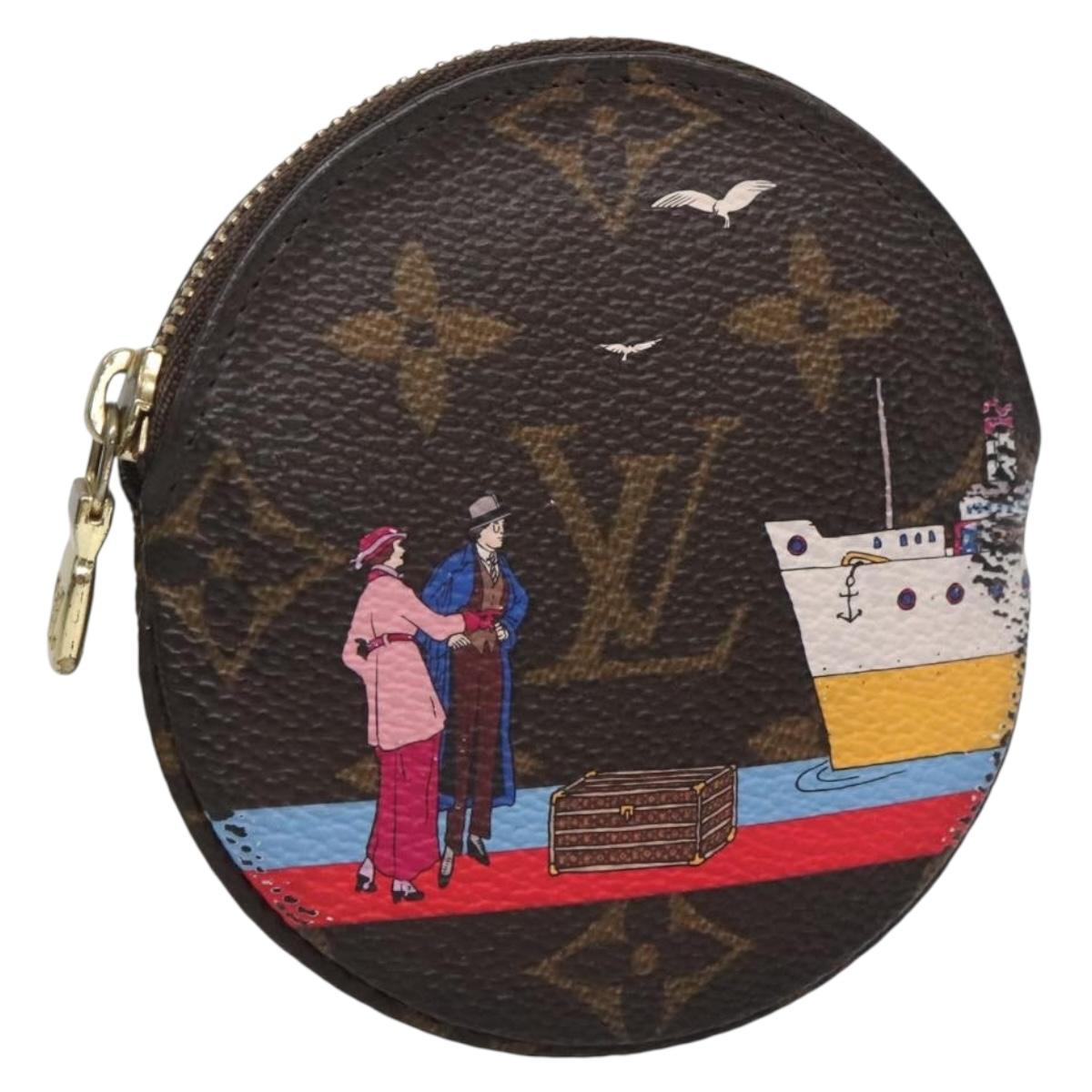 LOUIS VUITTON Monogram Pacific Cruise Porte Monnaie Ron Coin M62142 138487