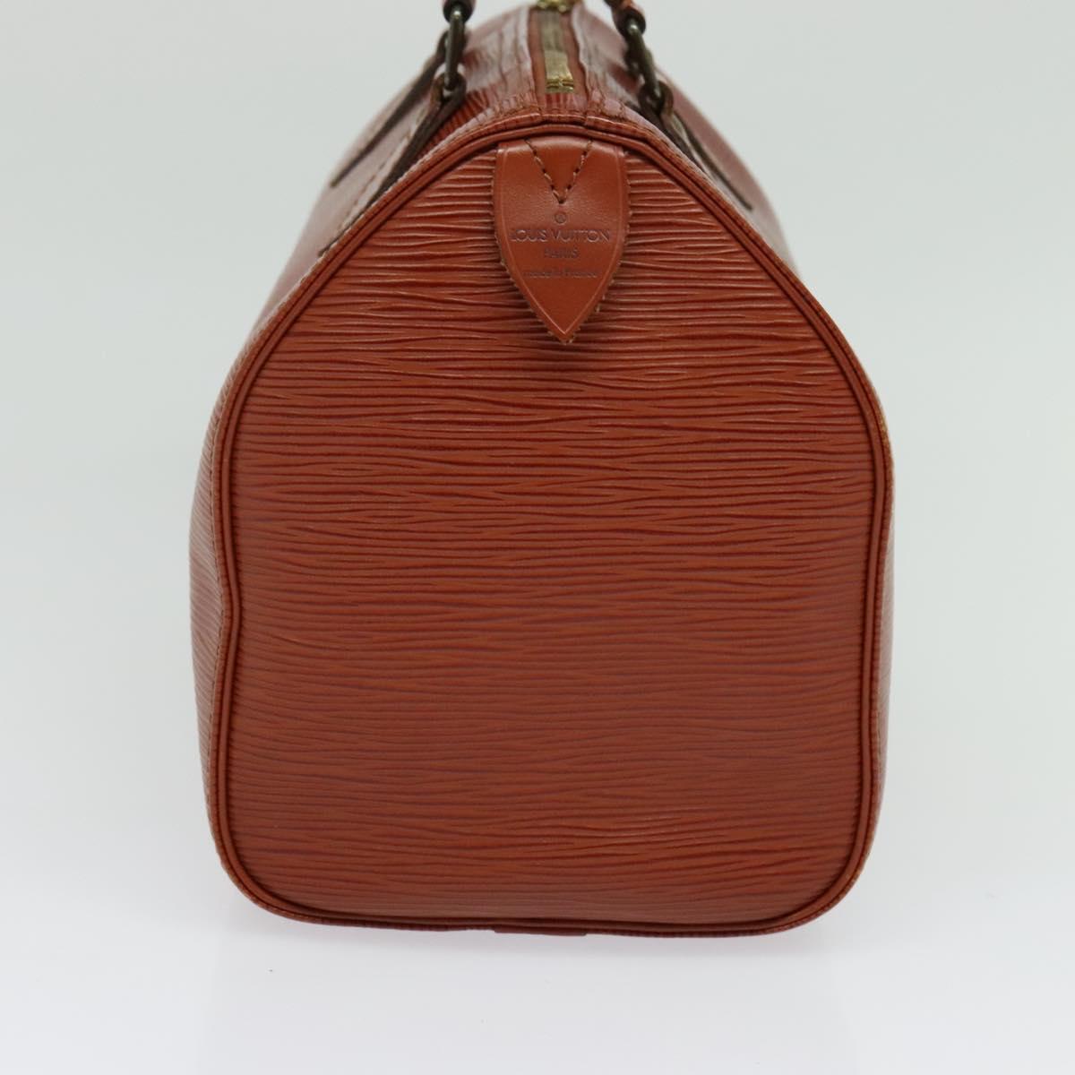 LOUIS VUITTON Epi Speedy 25 Hand Bag Brown M43013 LV 138620
