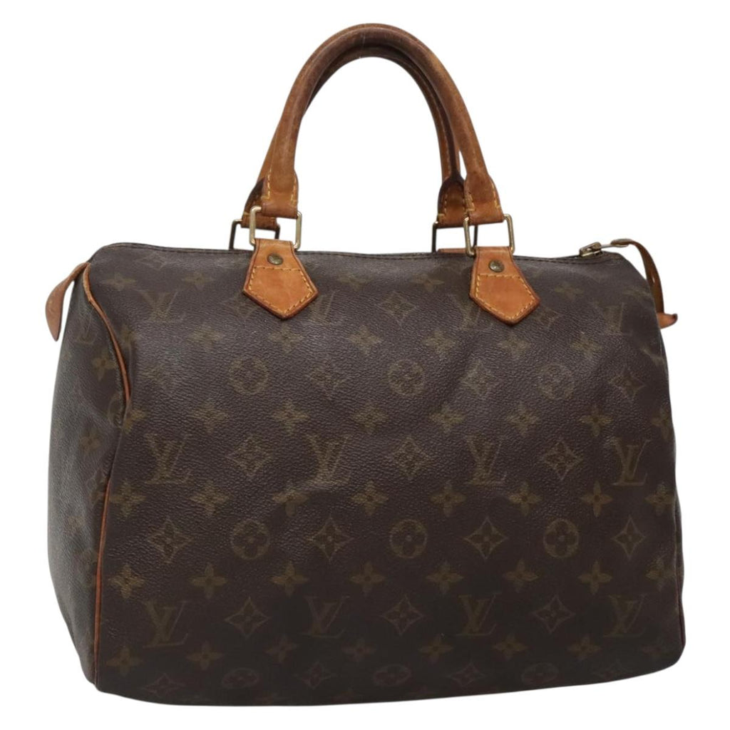 LOUIS VUITTON Monogram Speedy 30 Hand Bag M41526 LV 138685